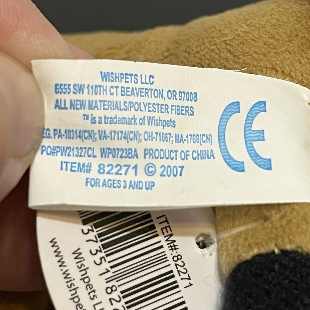 RARE Wishpets BIFF Buffalo Plush 5